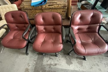 Mid-Century swivel office chairs