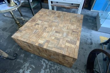 Wooden coffee table