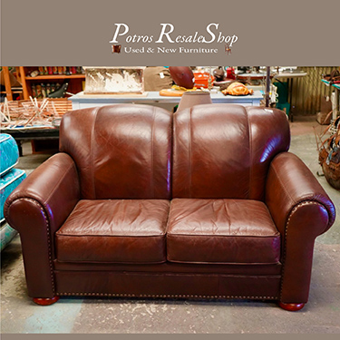leather sofa