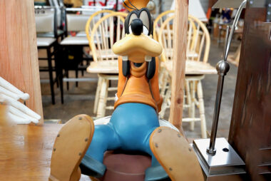 A Goofy 70th Anniversary Big Figure.